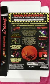 BrainDead 13 NOS Atari Jaguar Box & Manual Only NO GAME Very Rare Box Manual