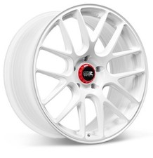 19x8.5 Xxr 530r 5x114.3 35 White Wheels Rims Set4 73.1