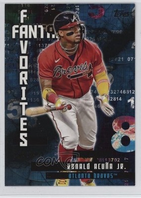 2024 Topps Series 2 Fantasy Favorites Black 199/299 Ronald Acuna Jr Acuña #4 0hr