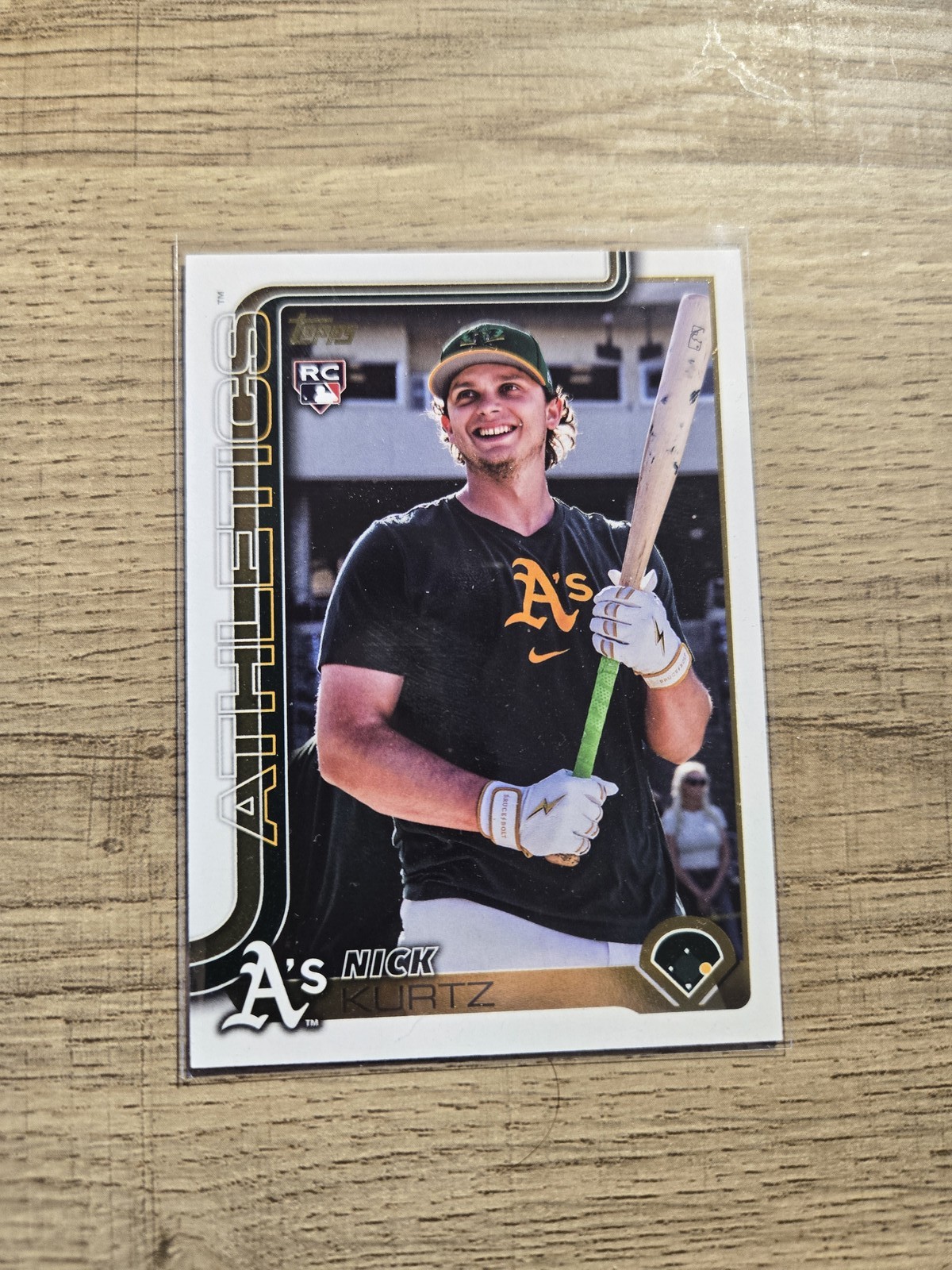 2025 Topps Update #US201 Nick Kurtz Golden Mirror Variations