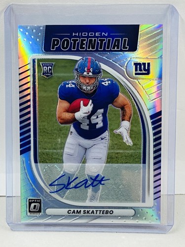 2025 Donruss Optic Cam Skattebo Base (RAW)
