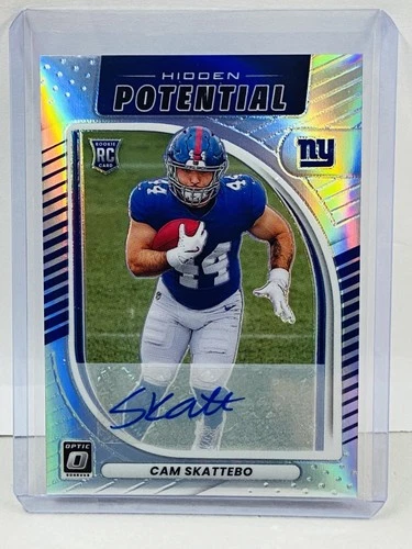 2025 Donruss Optic Cam Skattebo Base (RAW)