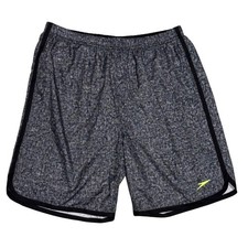 Speedo Marina Volley Swim Trunks Mens Medium Grey EUC 7in Inseam UPF 50  54