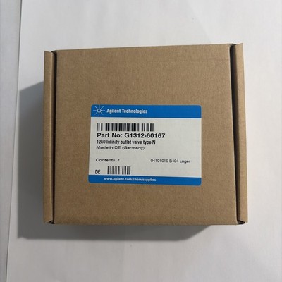 Agilent G1312-60167 1260 Infinity Outlet Valve Type N HPLC Genuine NEW