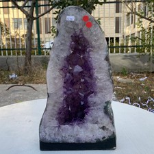 Racimo de cristal de cuarzo tierra ágata amatista natural 12 lb catedral curación energética