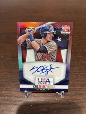 2014 Panini USA Baseball Kris Bryant Autograph Rookie Red White & Blue Prizm /25
