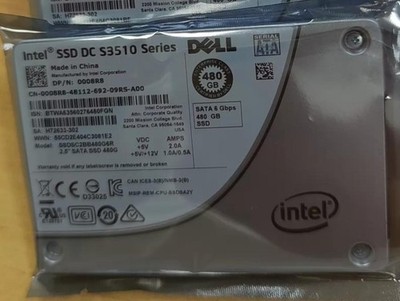 Intel S3510 800GB DELL SSD 2.5'' SATA 6Gb/s Solid State Drive SSDSC2BB480G6R