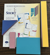 Creative Memories 200 Short Cuts Solid-Colored  Printed Geometric Shapes 2000
