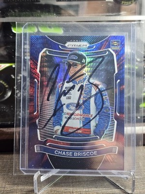 Chase Briscoe 2021 Prizm Red Blue