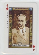 1977 US Game Systems Black History Playing Cards Langston Hughes #4D 01dc