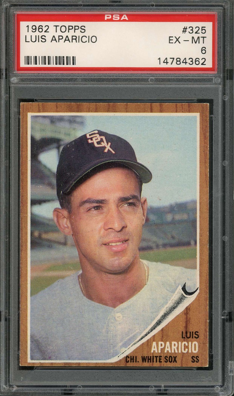 1962 Topps #325 Luis Aparicio PSA 6