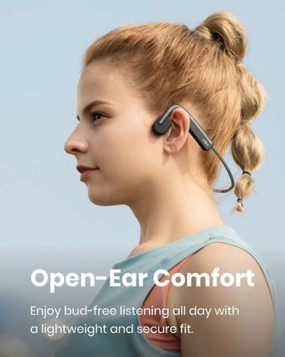 SHOKZ OpenMove - Open-Ear Bluetooth Sport Headphones, Bone