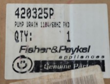 Fisher Paykel Oem Washer Drain Pump 420325p