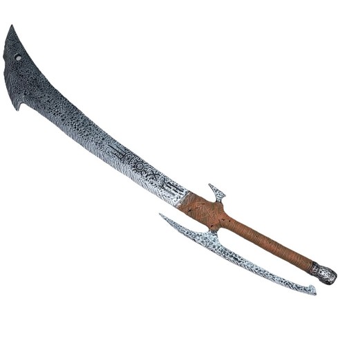 ORC 40" SCIMITAR SWORD LARP WEAPON Lord Of The Rings GOBLIN ARMOR 2004 (B2-CL)