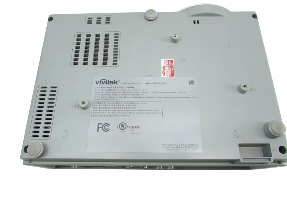 Vivitek DW886 WXGA 3800 Lumens 3x HDMI Projector (2979 Lamp Hours) with Remote - Image 4 of 4