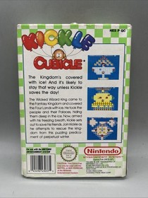 Juego Kickle Cubicle Nintendo NES en caja con insertos y p&oacute;ster, RARO