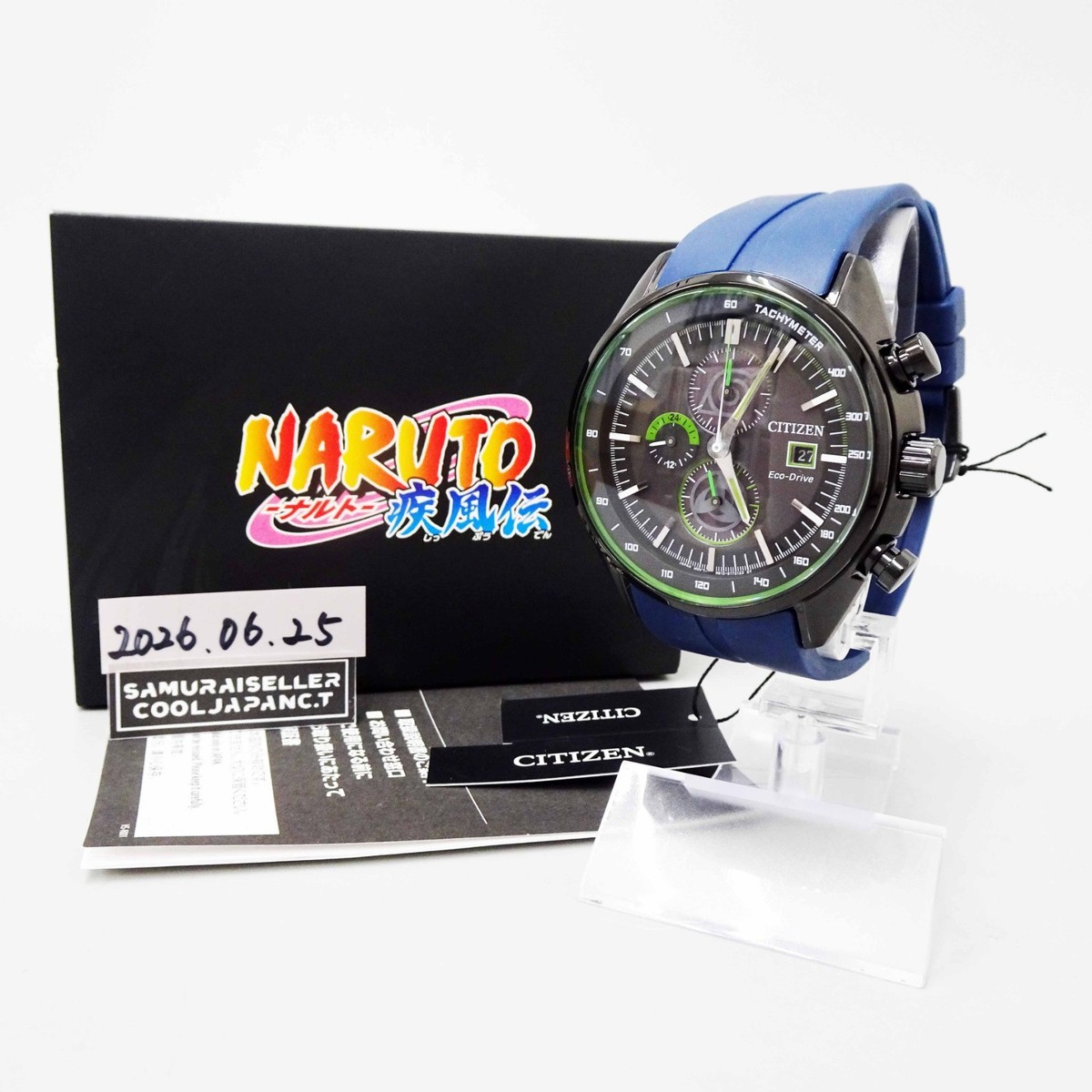 Citizen X Naruto Limited Collaboration Watch Kakashi Model Ca0597