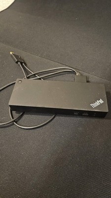 Lenovo ThinkPad Thunderbolt 4 Workstation Dock - Black/Red, US Plug (40B0)
