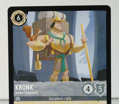 Kronk - Junior Chipmunk - Rise of the Floodborn #185 - Lorcana - NM -U Pick