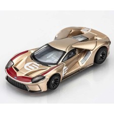 AFX/Racemasters Ford GT Heritage 5 Gold AFX22061 HO Slot Racing Cars