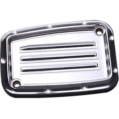 Covingtons Customs Chrome Dimpled Front Brake Master Cylinder Cover - C1176-C