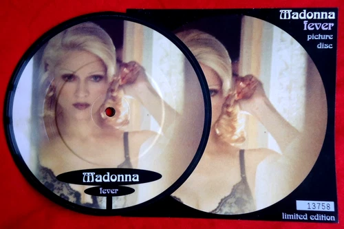 MADONNA - FEVER - PICTURE DISK UK 1993 1st PRESS 7" VINYL EX/VG+
