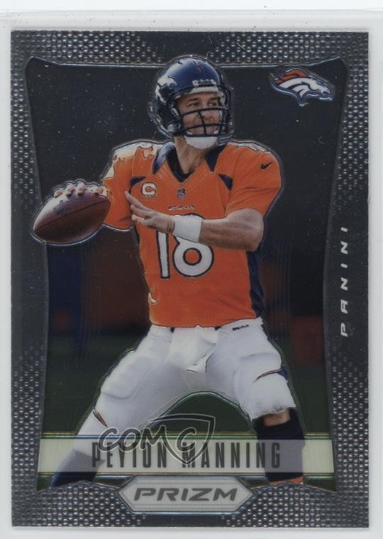 2012 Panini Prizm Peyton Manning #60 HOF 03tv