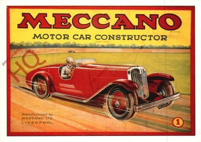 Ansichtskarte: Robert Opie, Serie Meccano, Automobilbauer (Repro)