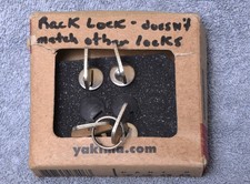 YAKIMA SKS Lock Cores for YAKIMA Car Rack System Components 4 Pack with Keys