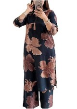 ANNI DESIGNER Women's Cotton Blend Kurti Plazzo Set for Women  Ethnic Co-Ord...