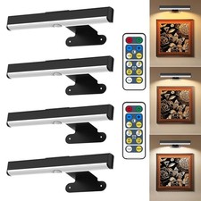 Wireless Picture Light with Remote,Battery Operated Wall Sconces for Wall 4Pack