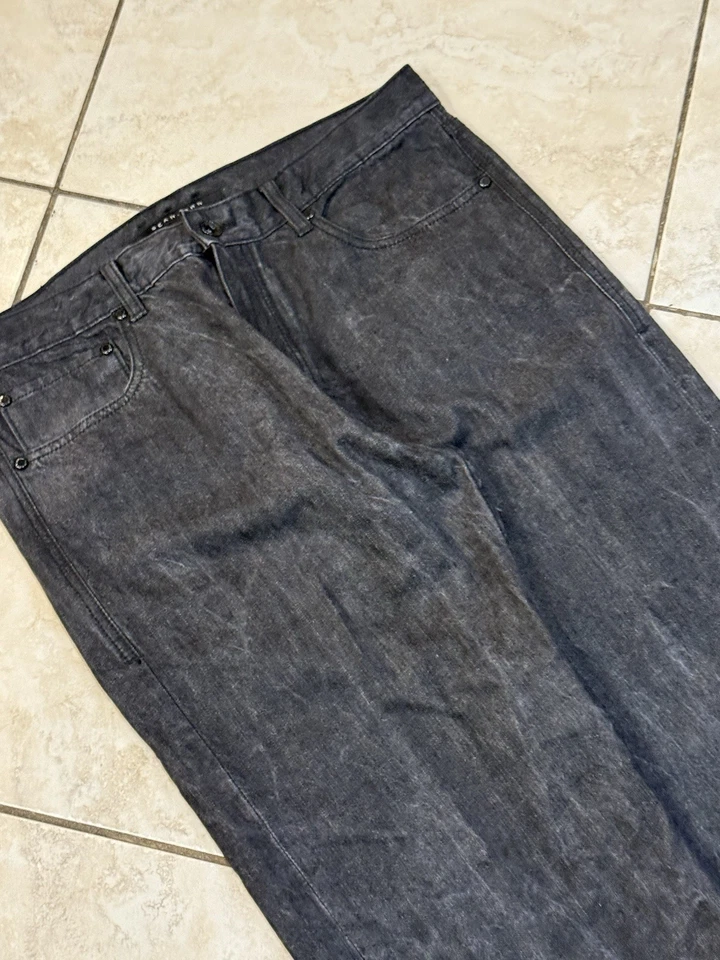Jeans de mezclilla negros vintage Sean John, talla 36x33, hip hop Y2K, ajuste relajado Foto 2 de 4