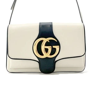 Sac à bandoulière GUCCI Allie petit sac en cuir 550129 blanc