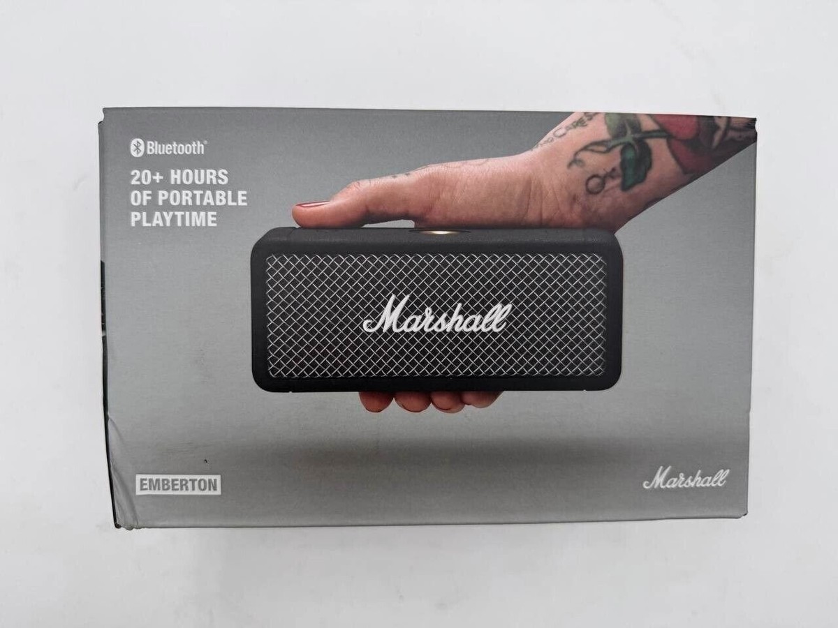 【美品】正規品　marshall EMBERTON Marshall Emberton Portable Bluetooth Speaker Forest New with