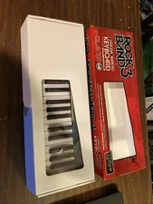 PS3 PlayStation 3 RockBand 3 Music Keyboard w/ Dongle & Strap NO GAME in box
