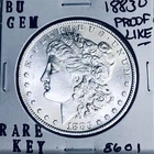 1883 O BU GEM MORGAN SILVER DOLLAR UNC MS+++ U.S. MINT RARE COIN 8601
