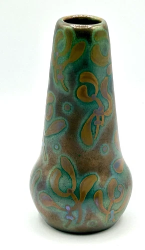 WELLER POTTERY SICARD ('SICARDO') IRIDESCENT ART POTTERY VASE-1902-1907-SIGNED