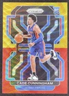 2021-22 Prizm Cade Cunningham Red & Gold Wave RC #282 Pistons Well Centered
