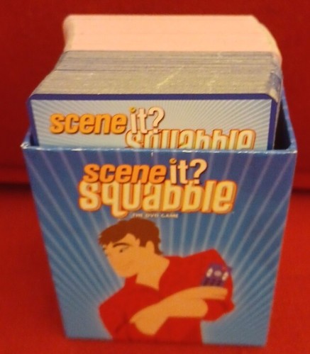 Scene It? The DVD Game Squabble Edition Replacement Scene It Cards x 160 2006 - Picture 2 of 2