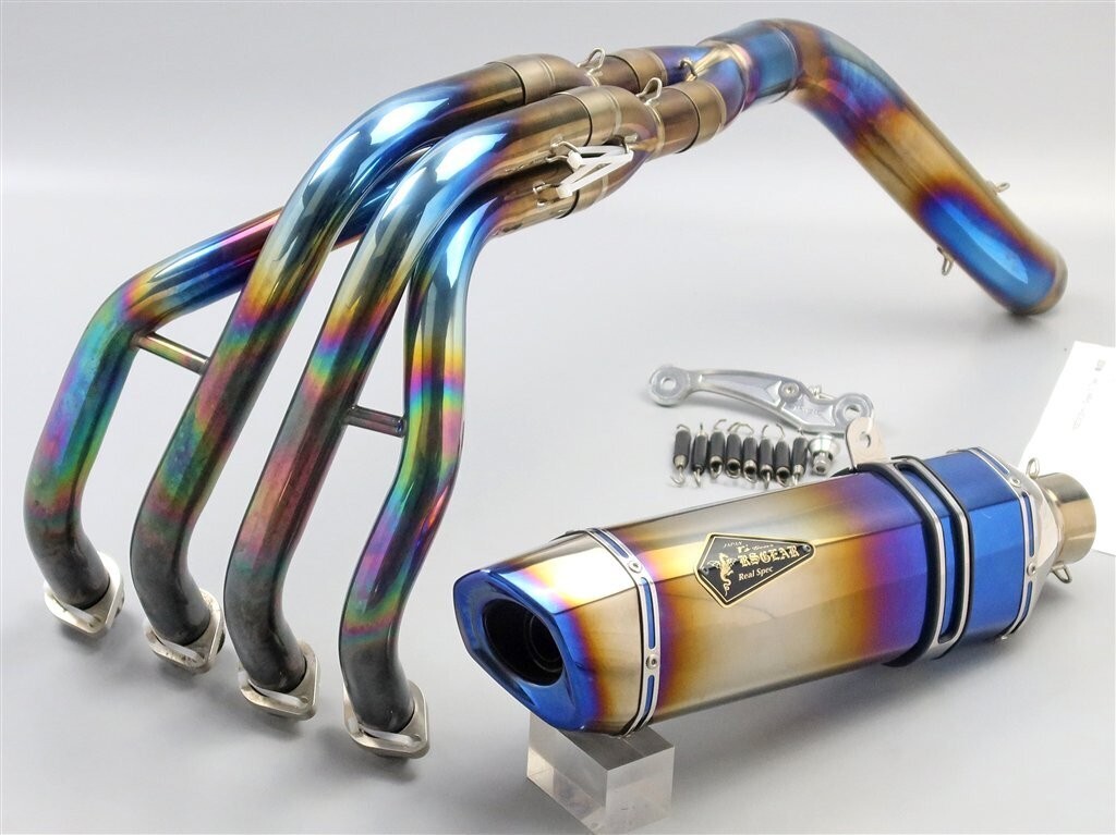 Ninja1000SX用(20～22)　rs'gear製フルエキチタンマフラー Ninja 1000SX（'20〜'22） リアルスペック フルエキゾースト