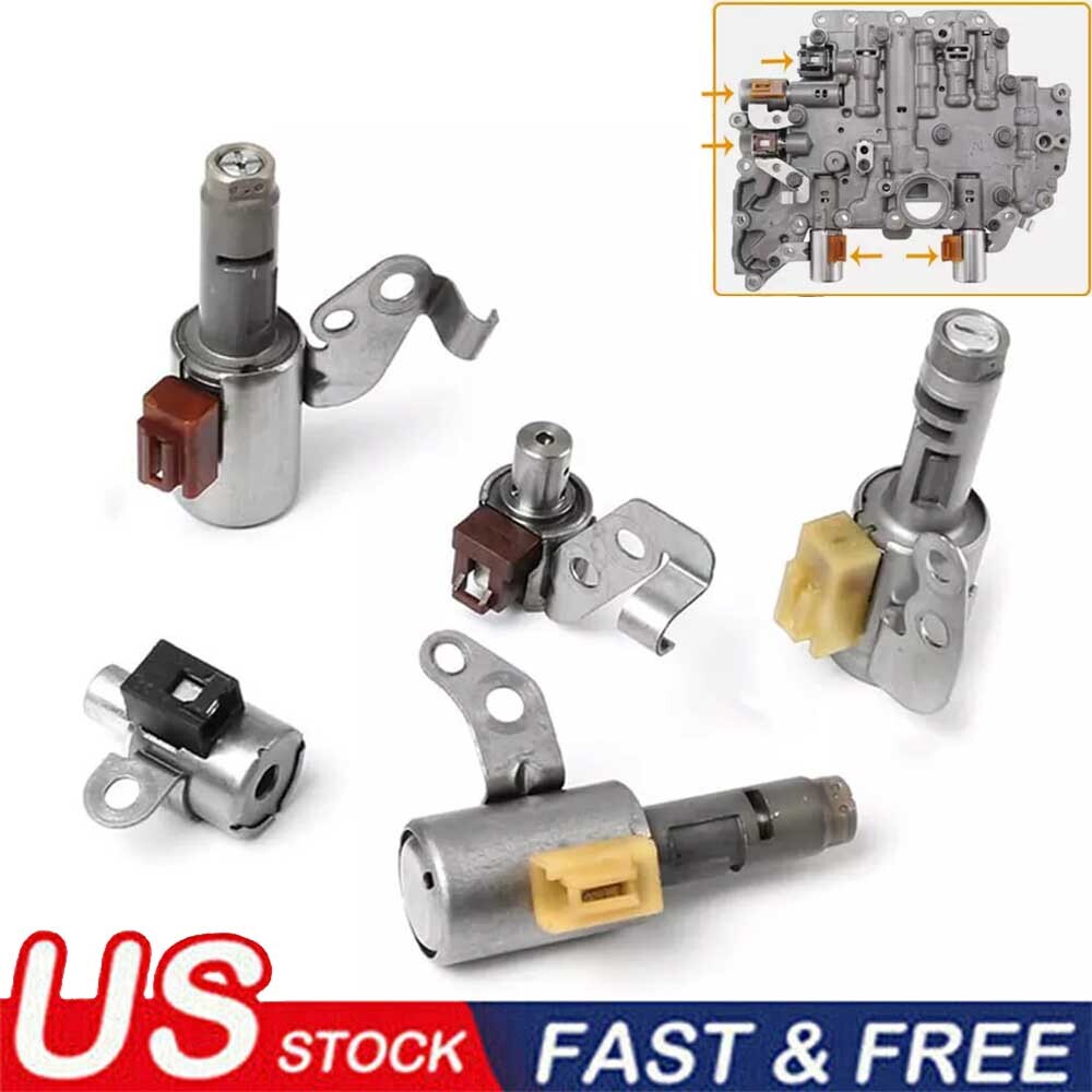 5PCS/ SET Transmission Shift Solenoid For Toyota/Lexus U140E/F