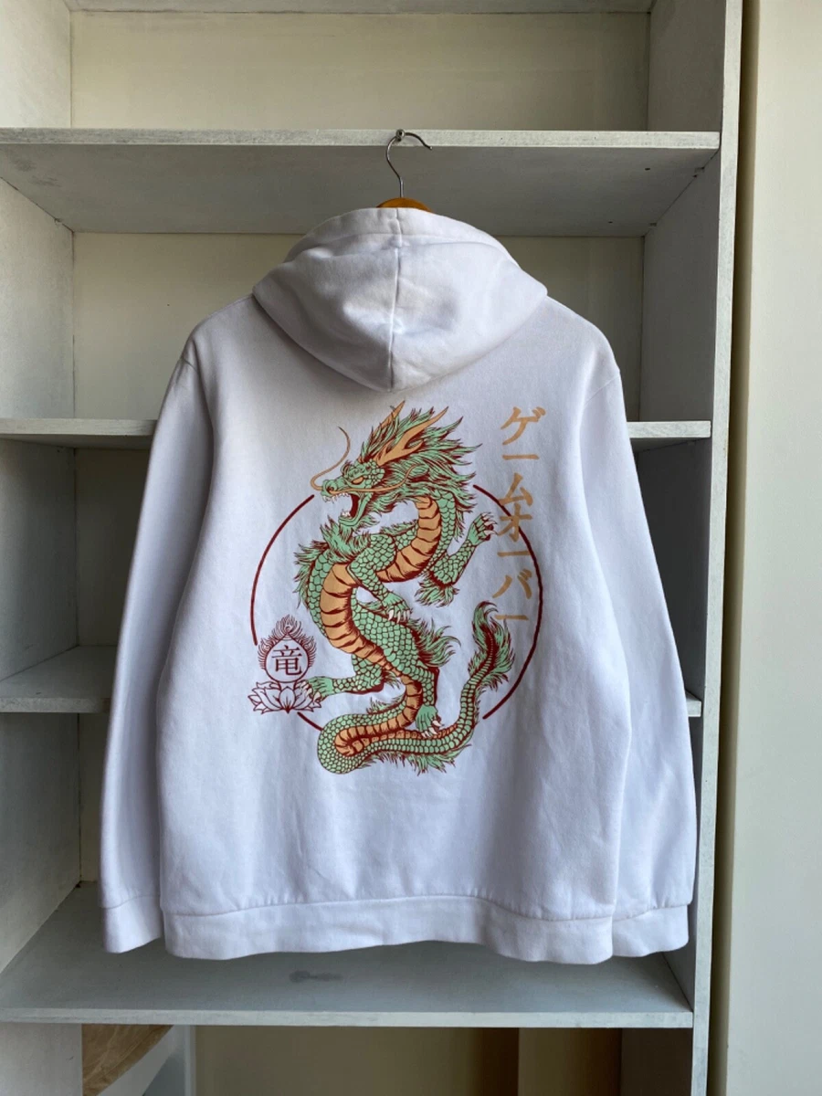 White dragon hoodie sale