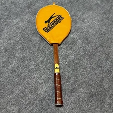 VINTAGE Slazenger Tennis Racquet Wooden Handcrafted Century Cover
