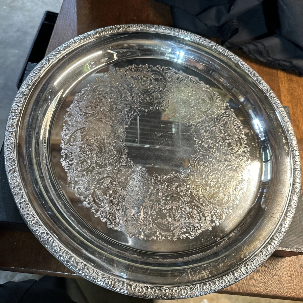 Gorham Antique US Silver-Plated Platters & Trays 1900-1940 for