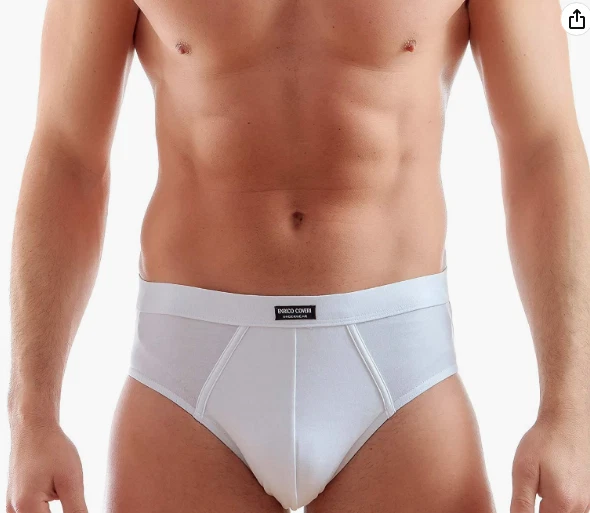 6 SLIP UOMO ENRICO COVERI COTONE BIELASTICO ELASTICO INTERNO ART. ES1002 MUTANDA - Immagine 2 di 2