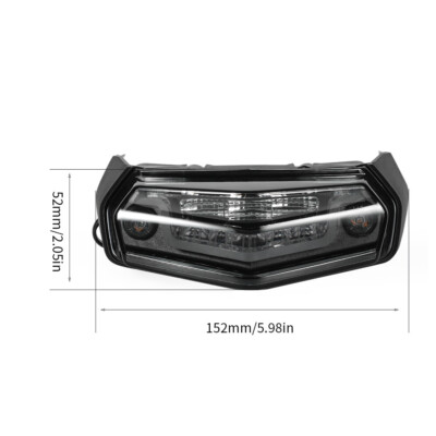 For YAMAHA Tenere 700 Rally XTZ07 700 Integrated LED Tail Light