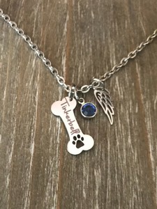 dog memory necklace