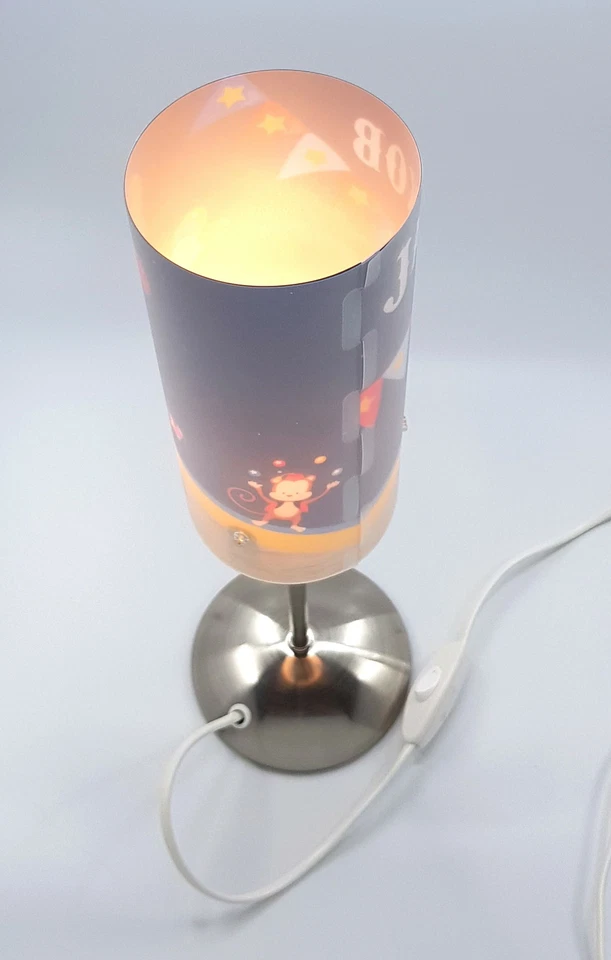 Kinderzimmer Leuchte Tischleuchte Nachttischlampe personalisiert Sterne - Bild 3 von 4