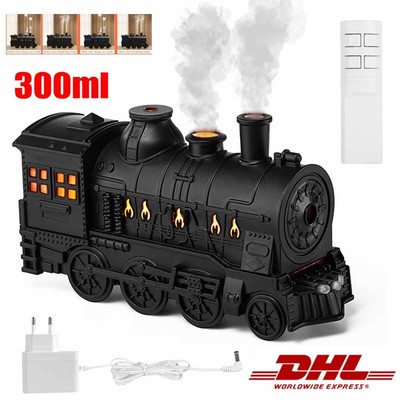 NEU Mini Train Shape Essential Oil Diffuser with Light Diffuser Humidifier 300ml