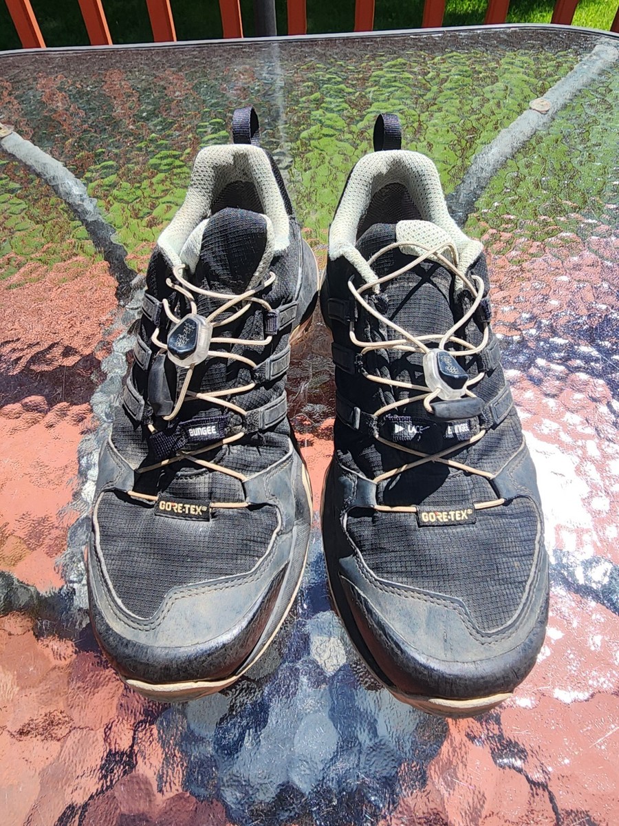 Adidas Terrex Swift R2 GoreTex Black Green Hiking Shoes CM7503